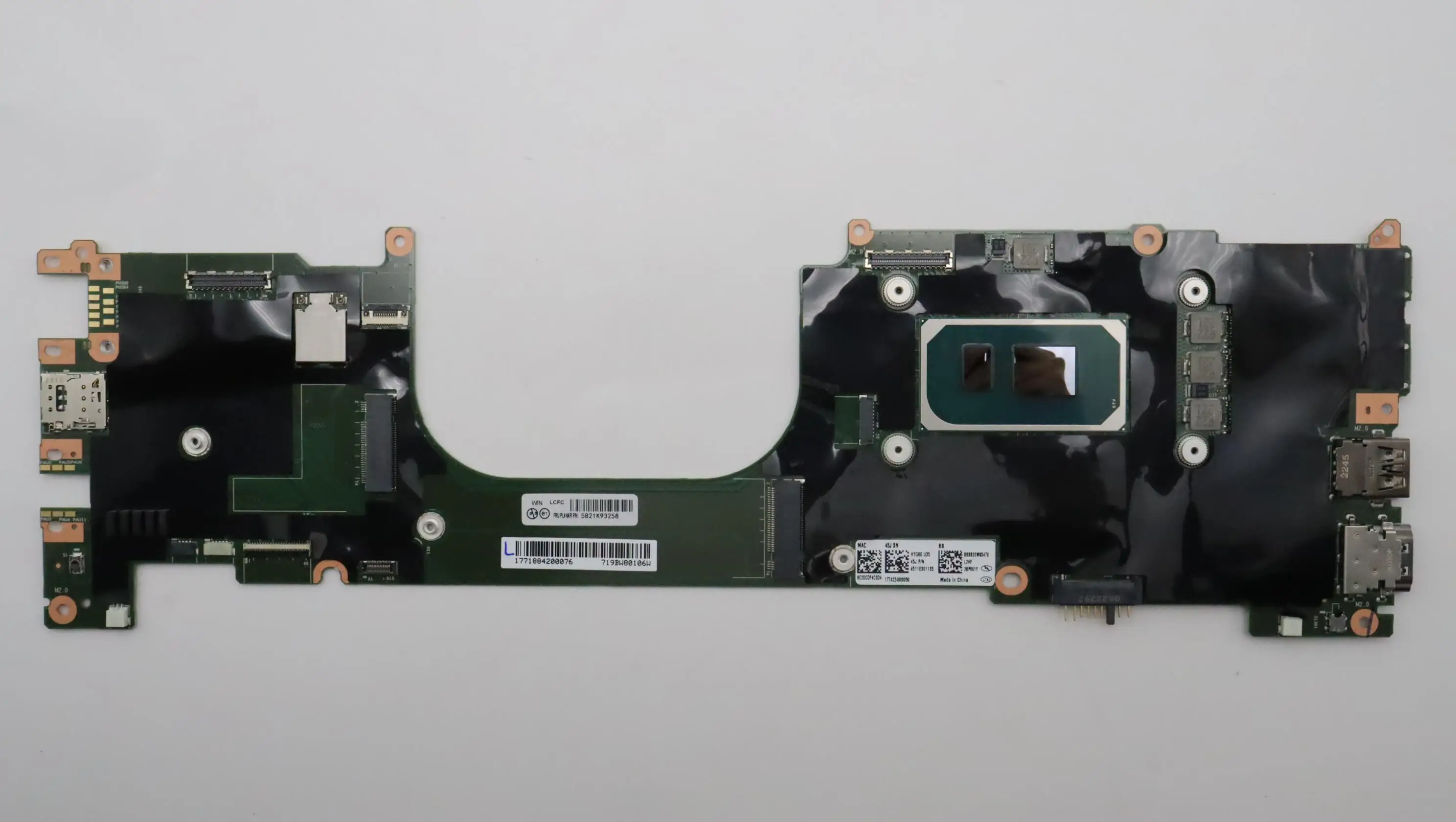 

5B21K24837 5B21K93258 5B21C41853 For X1 Carbon 9th Gen Laptop motherboard i5 1145G7 8G