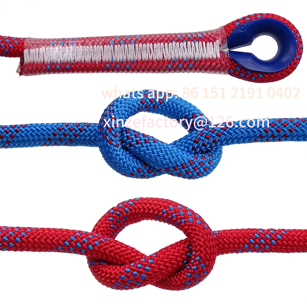 Customizable Safety Life Rope Climbing Rope Static Rock Mountaineering Rope Outdoor Survival Fire Escape Car Rescue