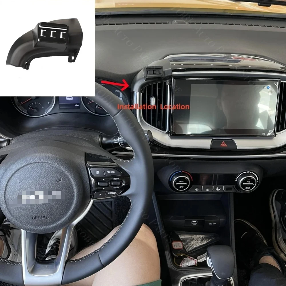 For Kia Stonic YB KX1 2019-2021 2020 Car Phone Holder Strong Special Fixed Bracket Base 15W Wireless Charging Cars Accessories