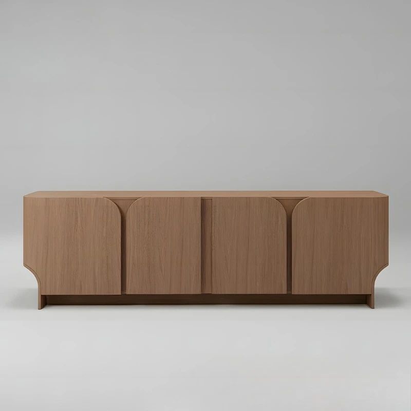 

American Country Style Solid Wood Side Cabinet TV Cabinet Storage Decorative Cabinet Furniture Customization