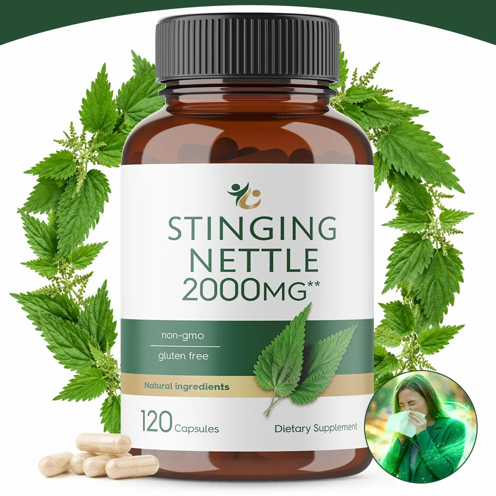 Stinging Nettle Root Supplement - Supports Prostate and Urinary Tract Health, Boosts Metabolism, Improves Immunity