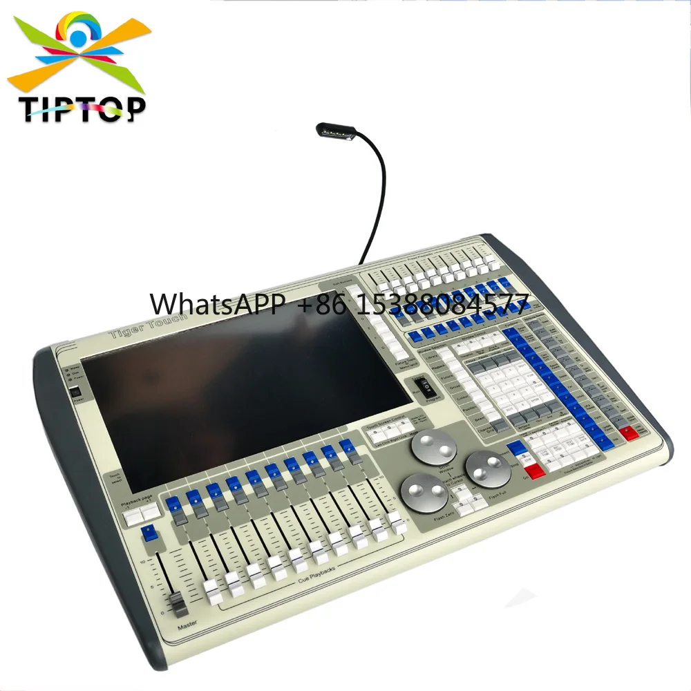 

Never night light touch tiger professional console 4 channel 8 channel 12 channel DMX output touch tiger