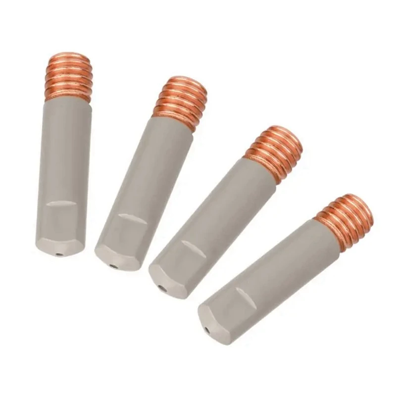 20Pcs MB15AK Welding Nozzle Tipcoating Protect M6 Gas Nozzle 0.8/1.0/1.2Mm MIG Welding Tool Parts