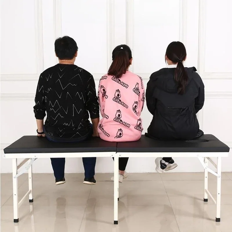 Lit de Massage pliant pour le visage, salle de bain Portable, Table de Massage en métal pour la maison, physiothérapie, meubles de beauté Lettino Estetista