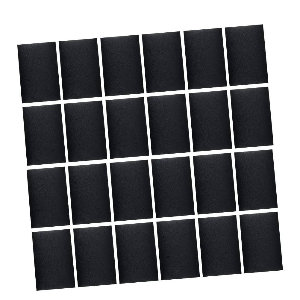 

50 Pcs Canning Labels for Mason Jars Black Chalk Chalkboard Storage Bins Dry Erase