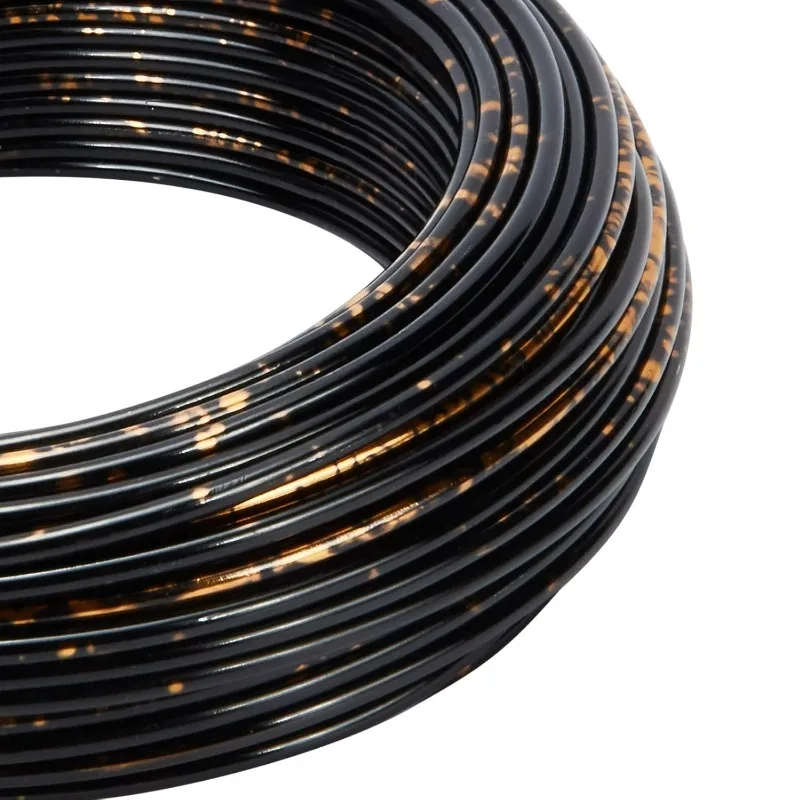 12 Gauge 75 Feet Multicolor Jewelry Craft Aluminum Wire, Black Bendable Metal Wire for Halloween Jewelry Beading Craft Project