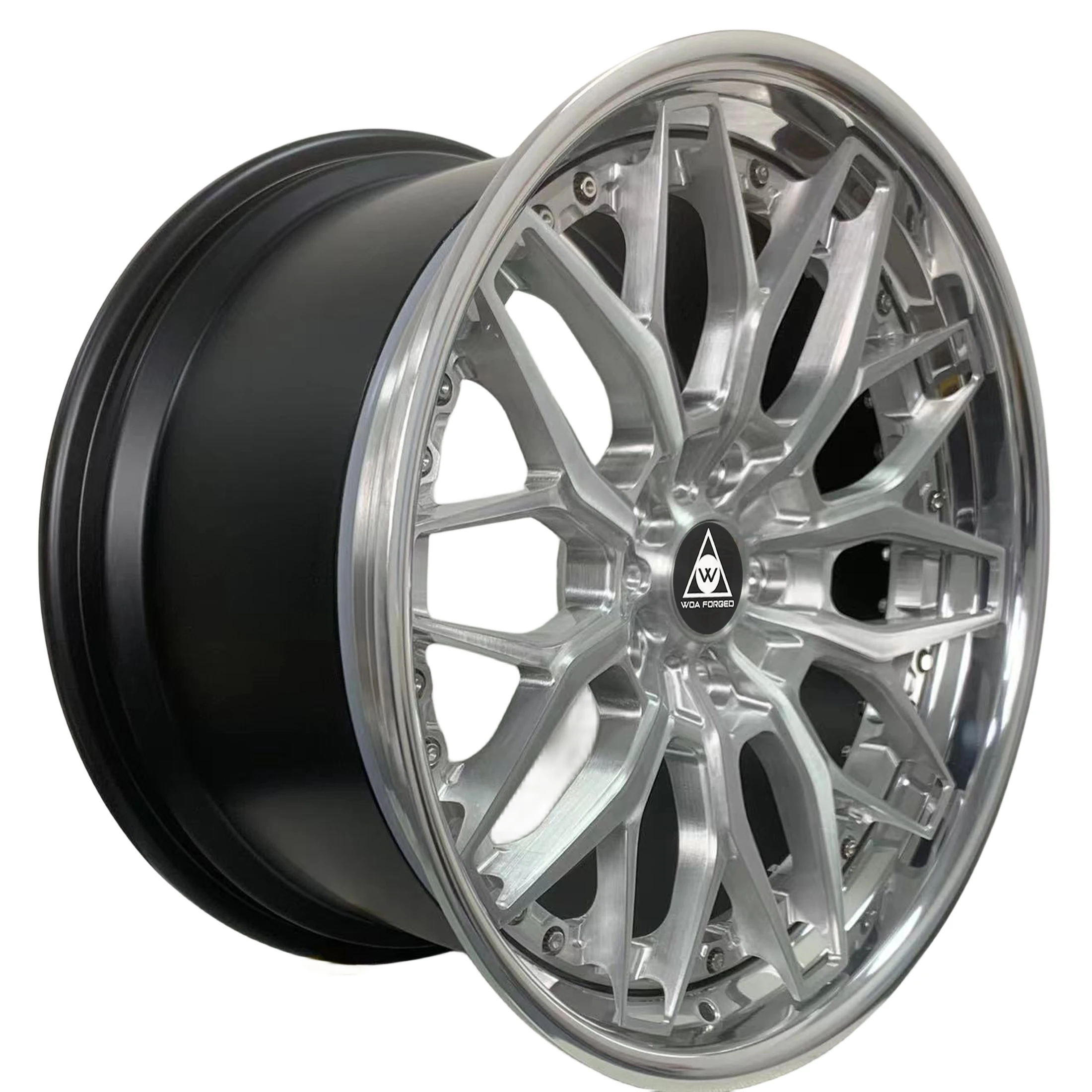 

Forged Single Multi-spoke Hub Forged Car Wheels Aluminum 3-piece 19 20 21 22 23 High Performance Flanged Three-piece for Porsche