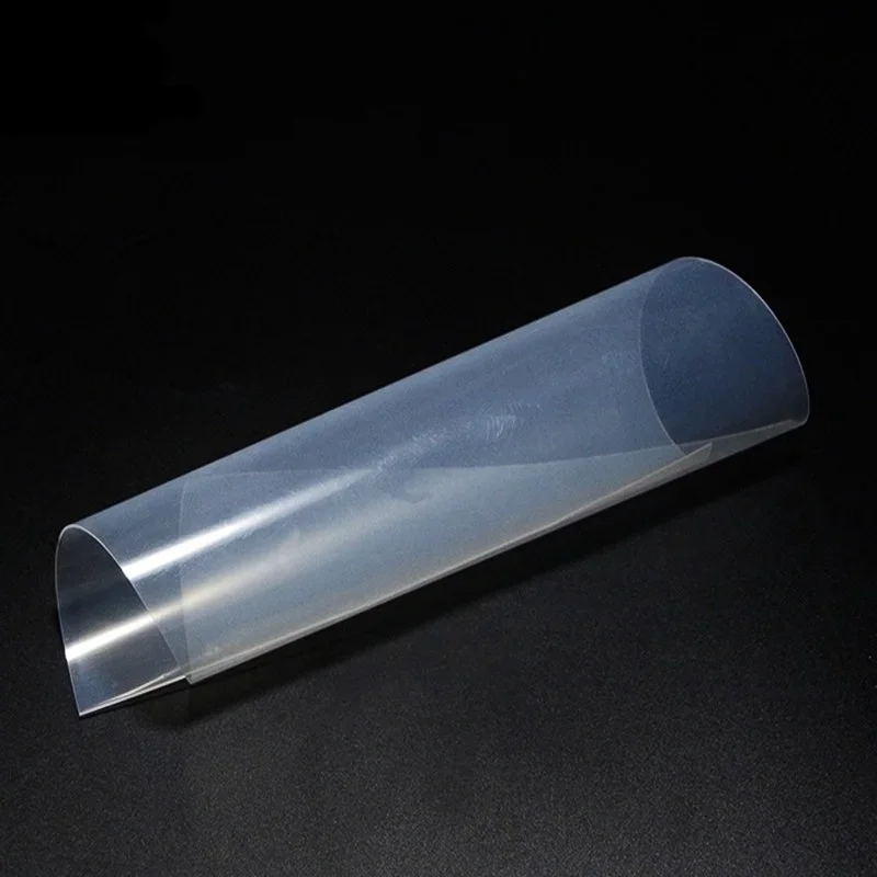 0.1mm/0.2mm/0.3mm/0.5mm/0.8mm Top Quality Silicone Rubber Sheet 500mm Width 500mm Length Transparent Silicone Film
