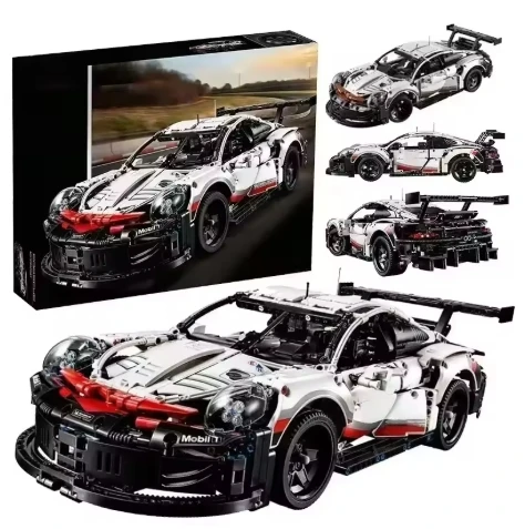 1580PCS Remote Control Car Building Set 1:10 Technical Sport Racing Car Building with Motor and Kit Toy Adult Gift Christmas