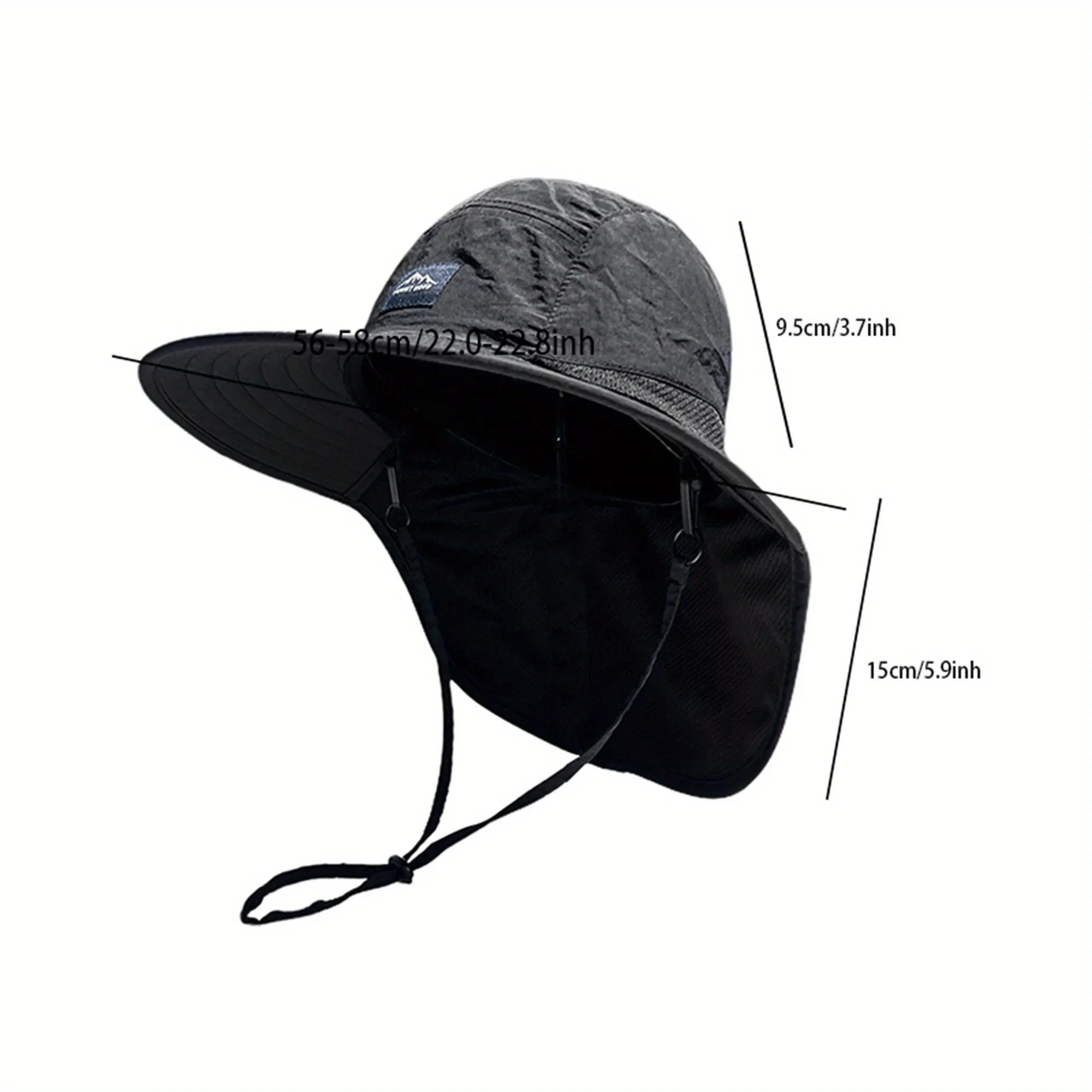 Chapéu de pescador com proteção solar ao ar livre para homens e mulheres, adequado para pesca, viagens, camping ao ar livre e caminhadas