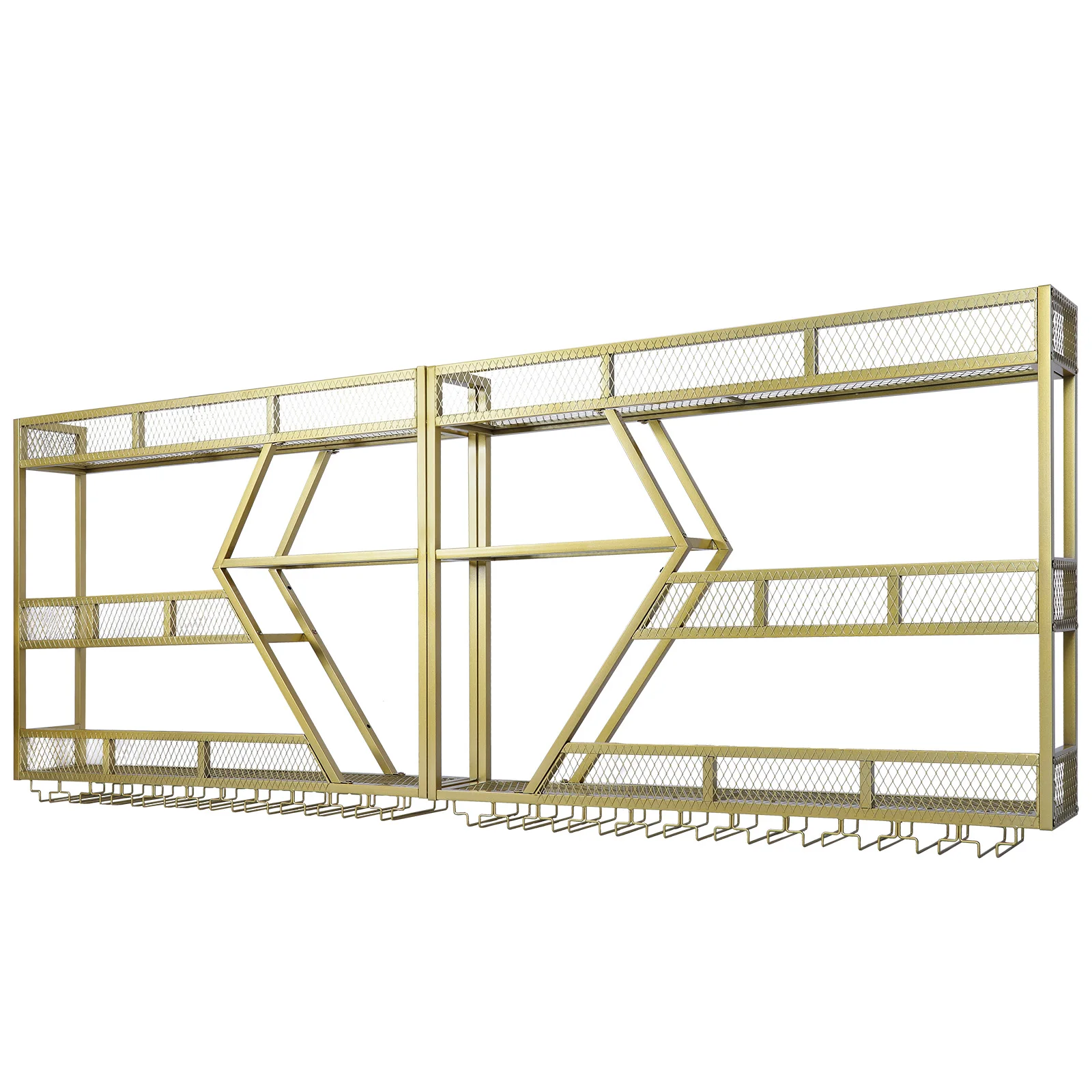 

Металлическая полка для хранения и демонстрации винных бутылок с держателем для бокалов, стеллаж для демонстрации алкогольных напитков для дома, столовой, кухни