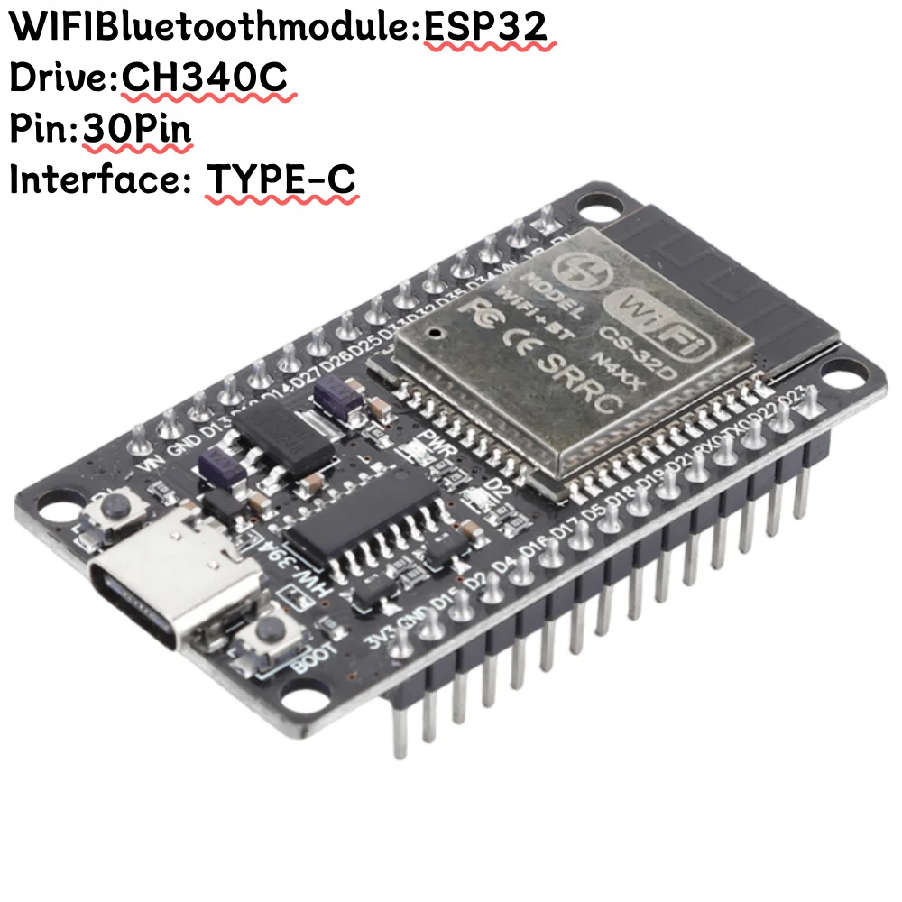 Development Board WiFi+Bluetooth-compatible IOT Development Board Ultra-Low Power Consumption for Smart Home