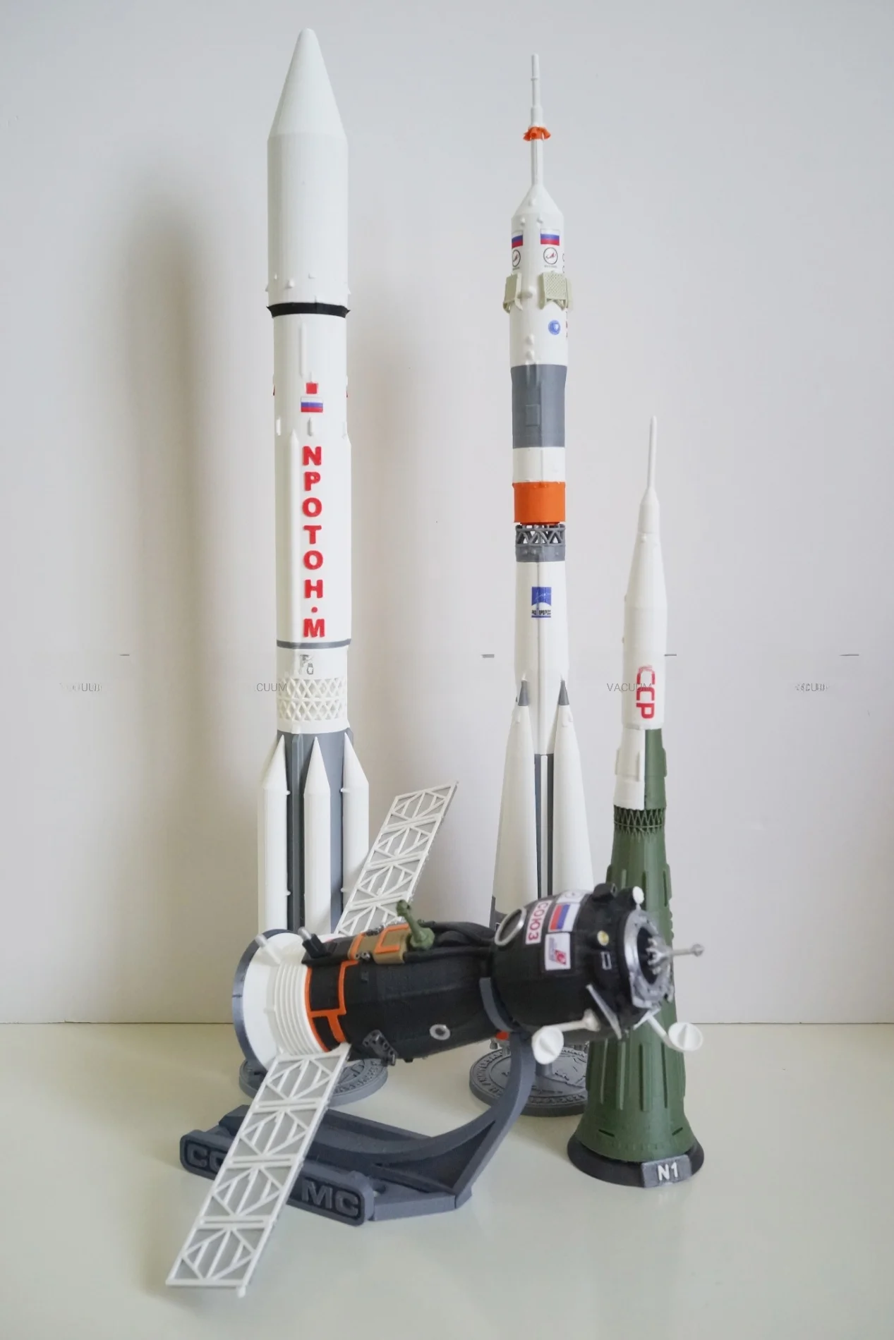Modelo Estático del Cohete Proton M de la Agencia Espacial de la URSS, Modelo de Ensamblaje para Coleccionistas y Aficionados, Edad 18+