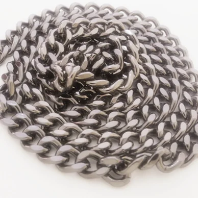 7mm Small Purse Chain Diamond-Cut Iron Strap Bag Parts & Accessories  LC-014