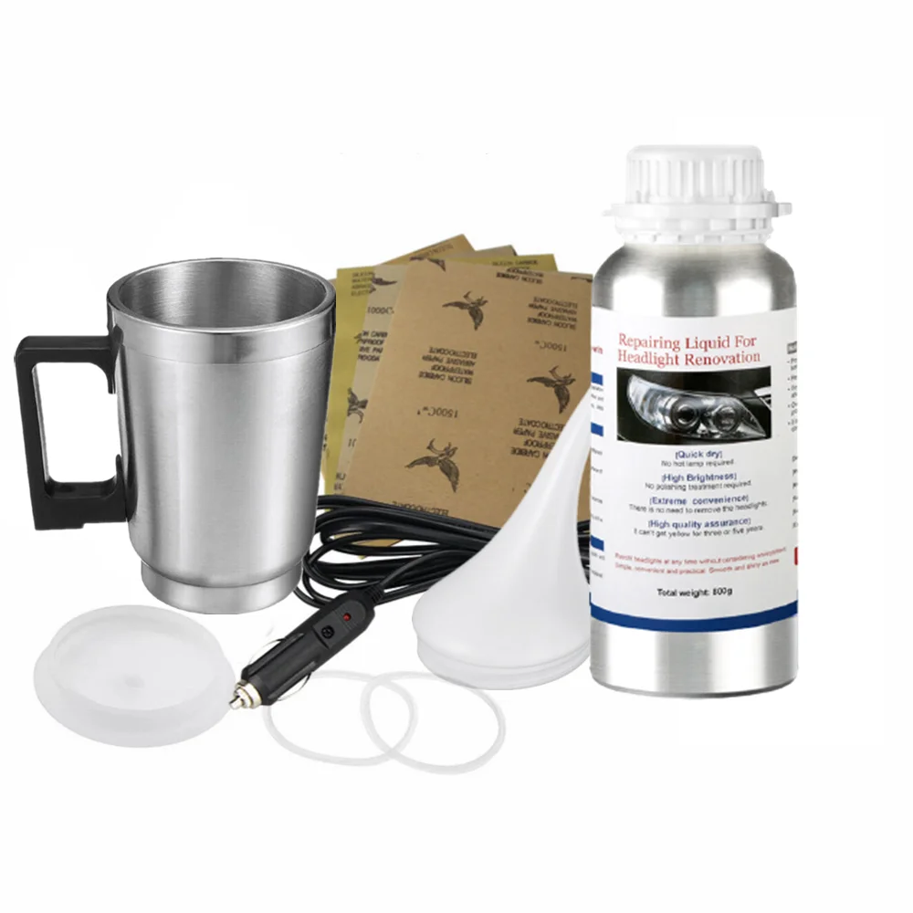 

C0411 Car Polish Renovator Headlights Polishing Liquid Polymer Chemical Polishing Car Headlight Restoration Kit