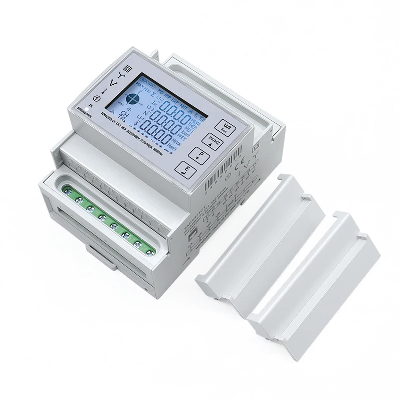 TAC4371CT AC Power Supply Three Phase Din Rail Installation Mutil-function Energy Consumption Meter Modbus TCP With 16mm CT