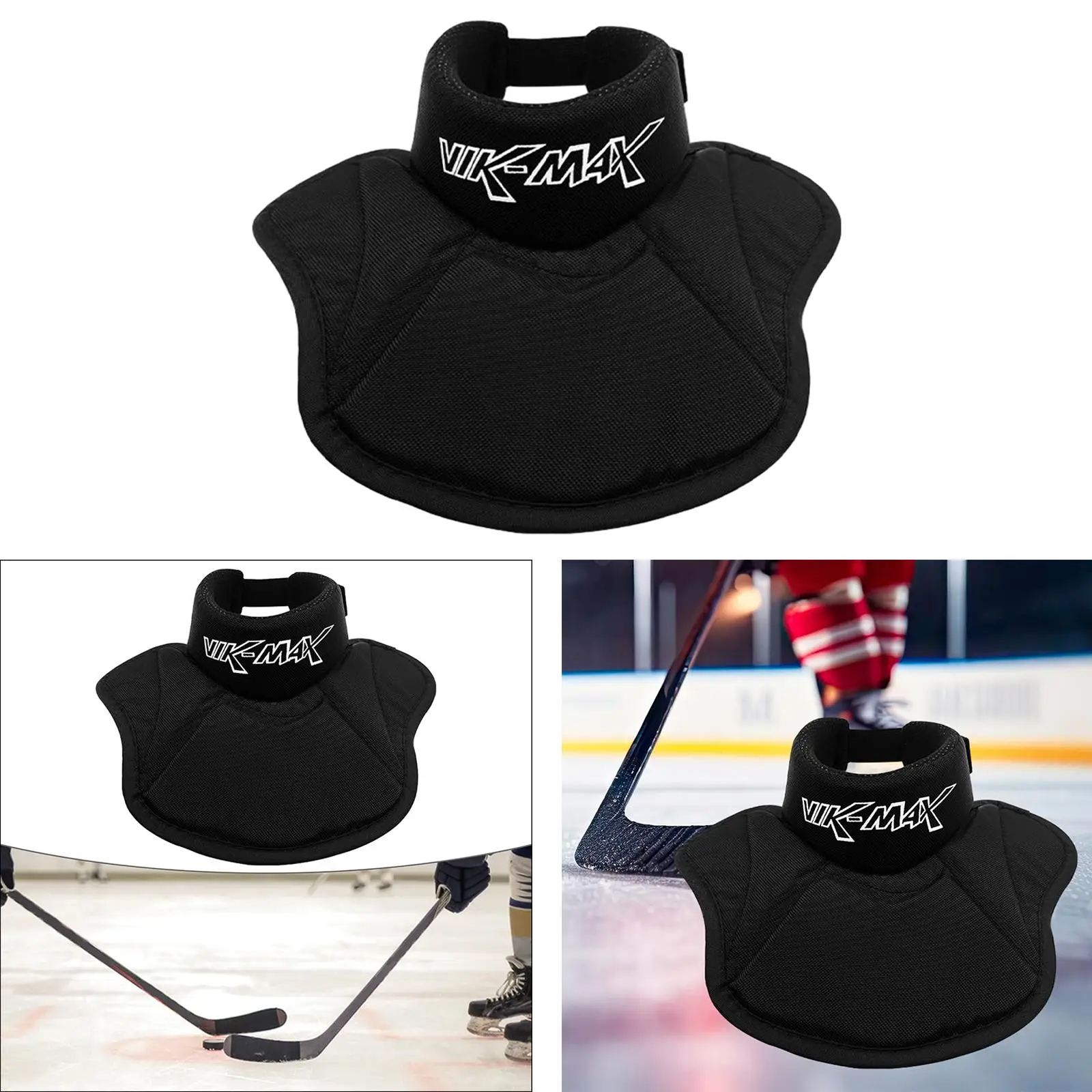 Protector de cuello de hockey Protector de cuello Protector de garganta de cuello para deportes senior unisex
