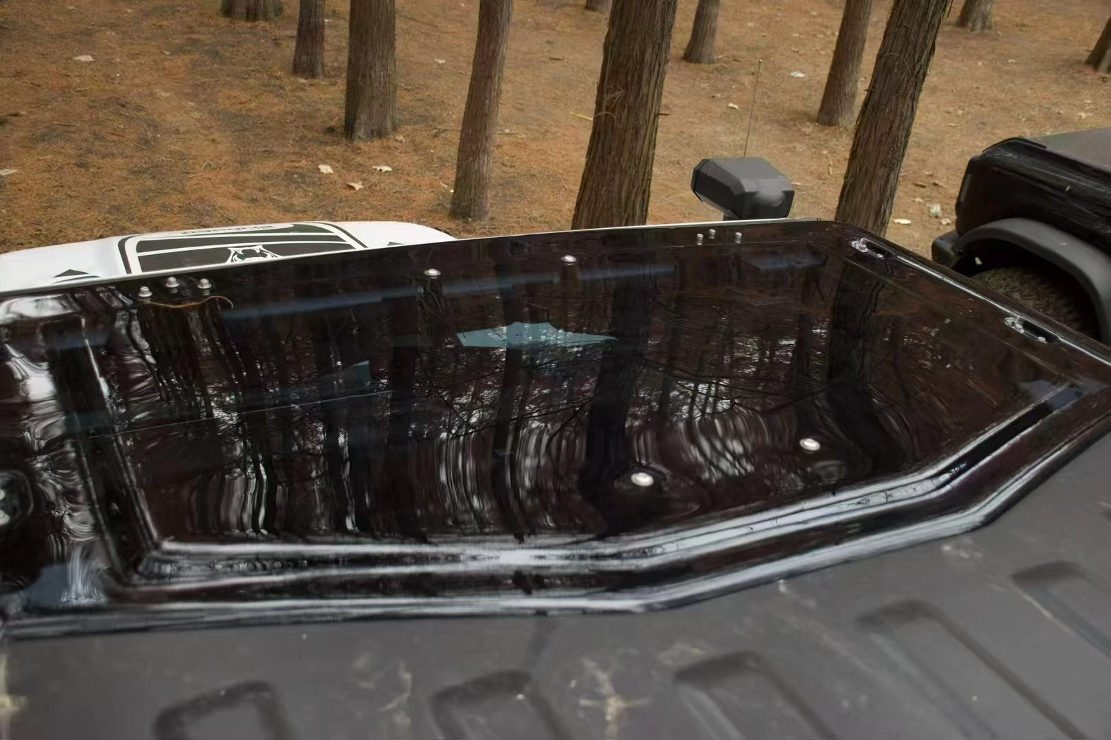 

Black Smoked Transparent Ceiling PC For Jeep Wrangler JL 2018-2024 UV Protection J9060 Lantsun