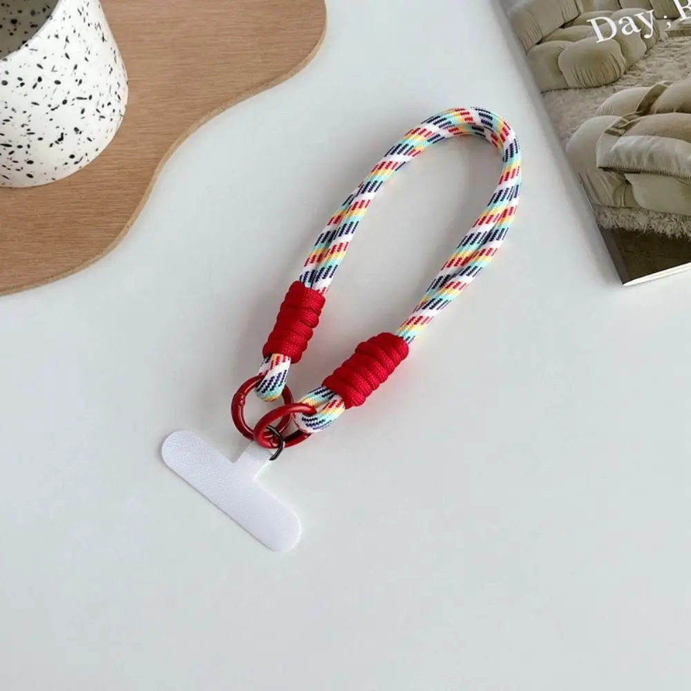 Lanière Anti-perte, chaîne à main, sangles de poignet pour téléphone, corde suspendue, couleurs acidulées, chaîne de téléphone portable