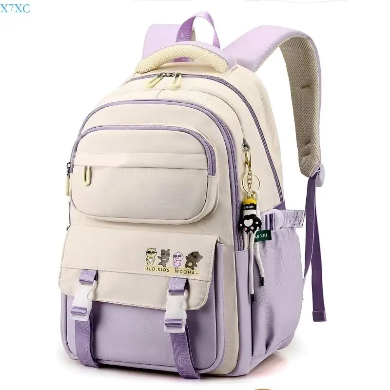 X7XC Women Large Capacity Backpack Student School Backpack Girls Teenager Backpacks
