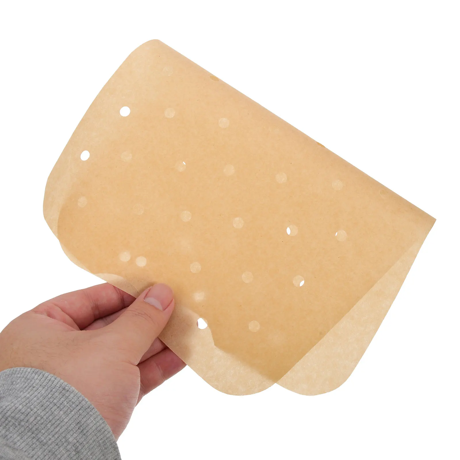 200pcs 200 Sheets Baking Paper Liners Air Fryer Perforated Nonstick Disposable Kitchen Accessories For Fryer Parchment Tray Pan