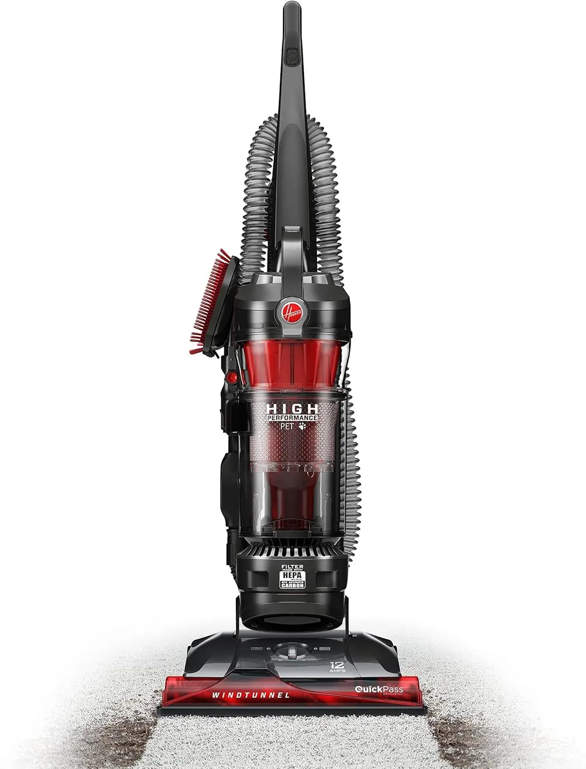 

High-Performance Corded Upright Vacuum Cleaner with HEPA Filtration and Quick Pass Brushroll for Pet-Friendly Homes