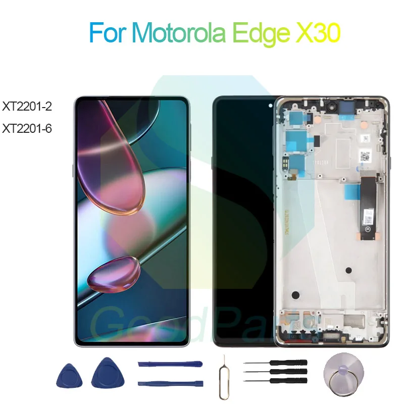 

For Motorola Edge X30 Screen Display Replacement 2400*1080 XT2201-2, XT2201-6 For Moto Edge X30 LCD Touch Digitizer