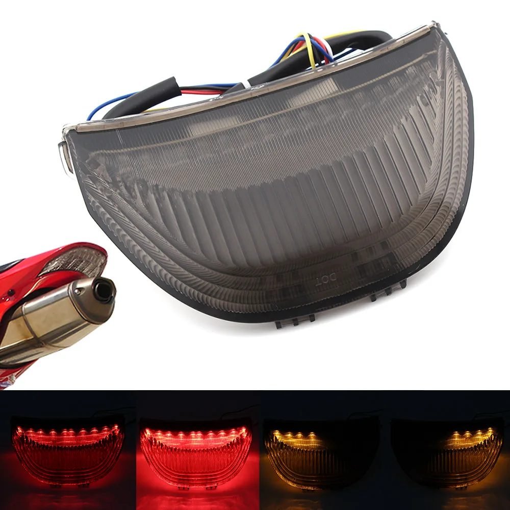 

Motorcycle Accessories LED Rear Tail Light Brake Turn Signals Lamp 12V ABS Plastic Fit For Honda CBR1000RR CBR600RR 2004 -2007