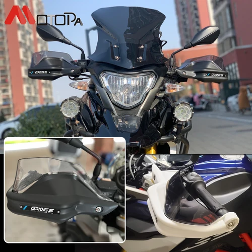Imagen 2 del producto Para BMW G 310 GS G310 GS 2016-2024 Accesorios para motocicletas Protectores de manos Protector de palanca G310GS 2023 Protector de manos para manillar