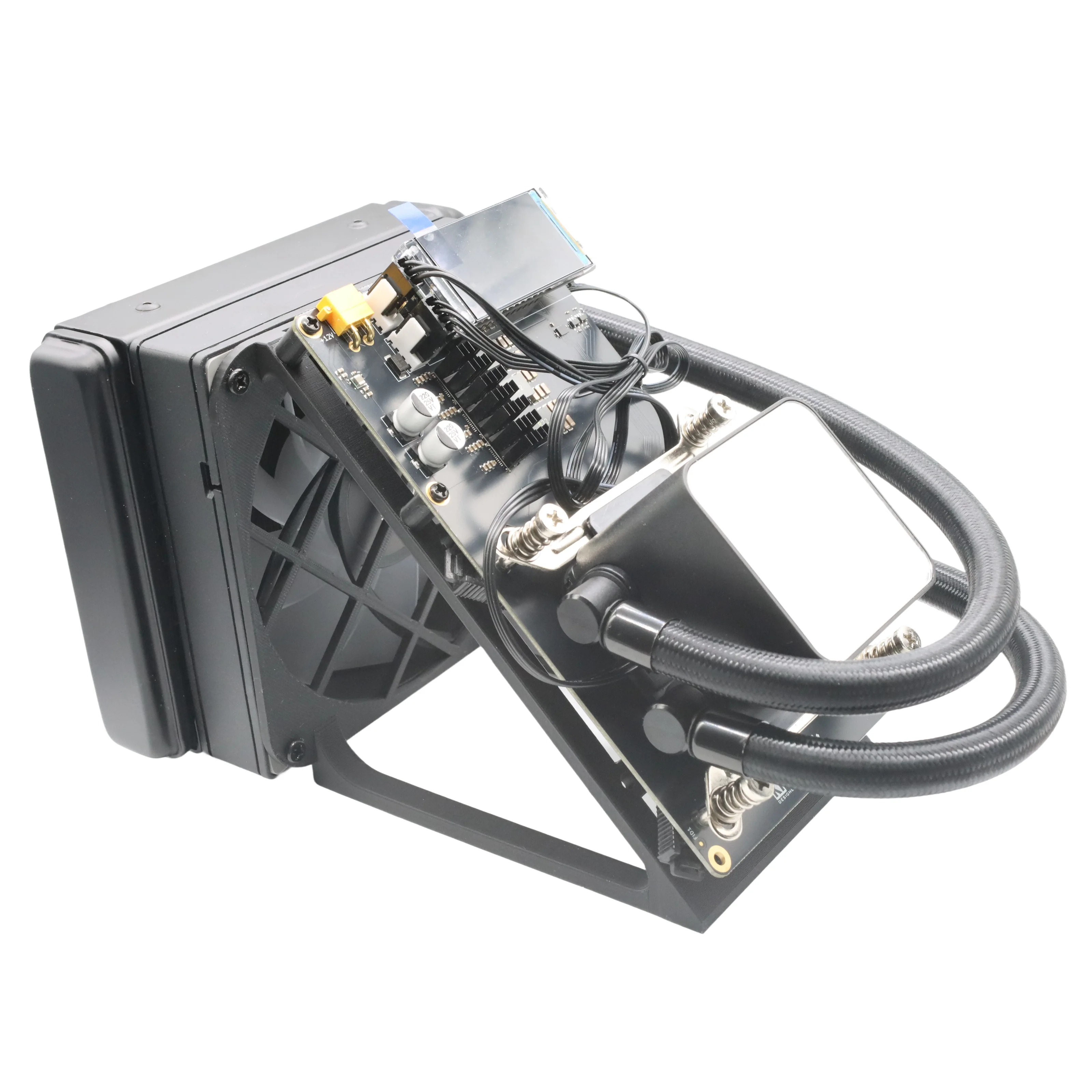 NerdQaxe ++ Rev6.1 Hydro 6Th/s Hashrate 100W كفاءة عالية SHA-256، آلة تعدين مفتوحة المصدر #5