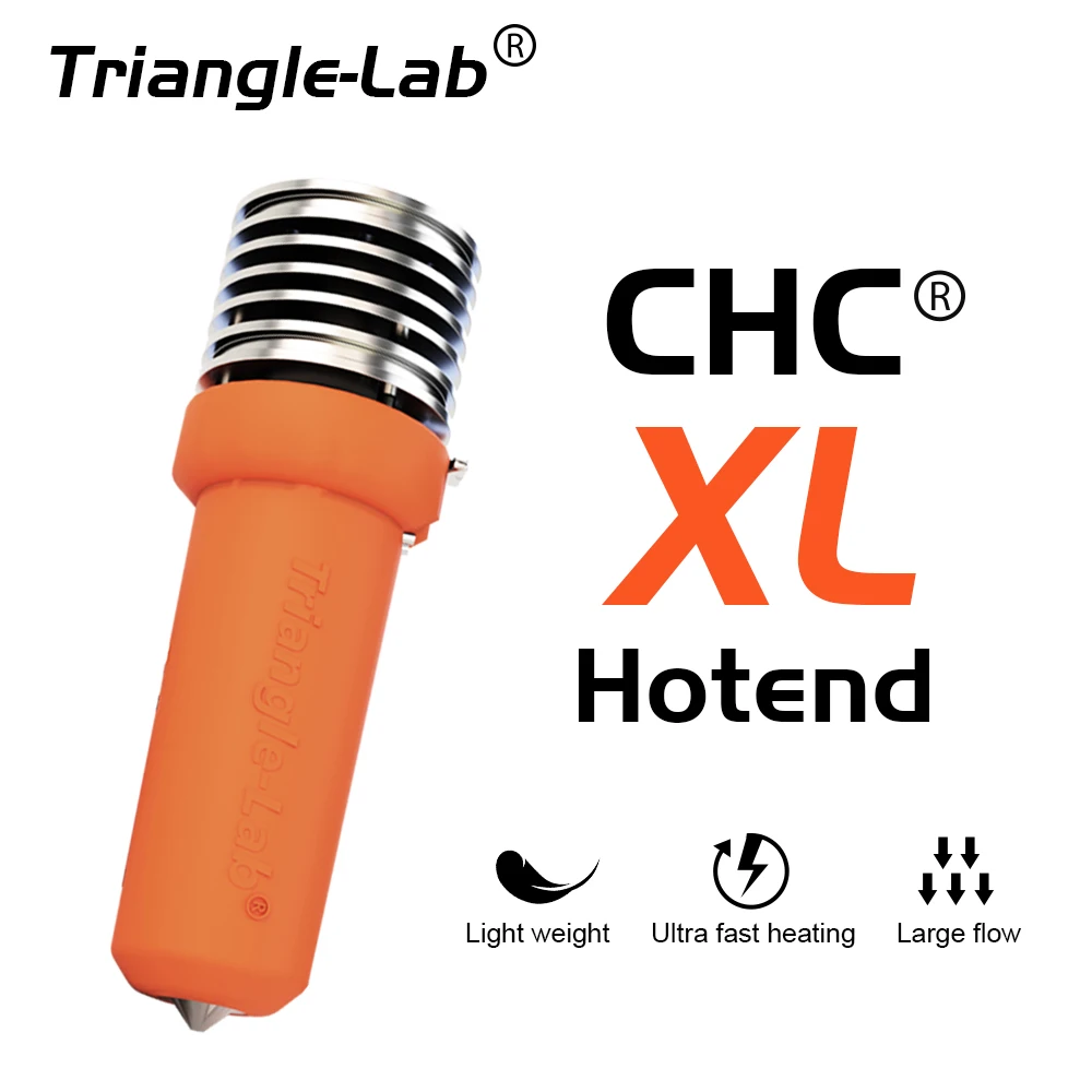 Trianglelab CHC XL HOTEND HAUTE Performance haut débit haute vitesse résistant à l'usure FDM hotend Compatible fibre de carbone VORON 3D