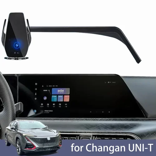 Soporte magnético de teléfono para coche, accesorio de rejilla de carga inalámbrica de energía, para unidad de UNI-T Changan
