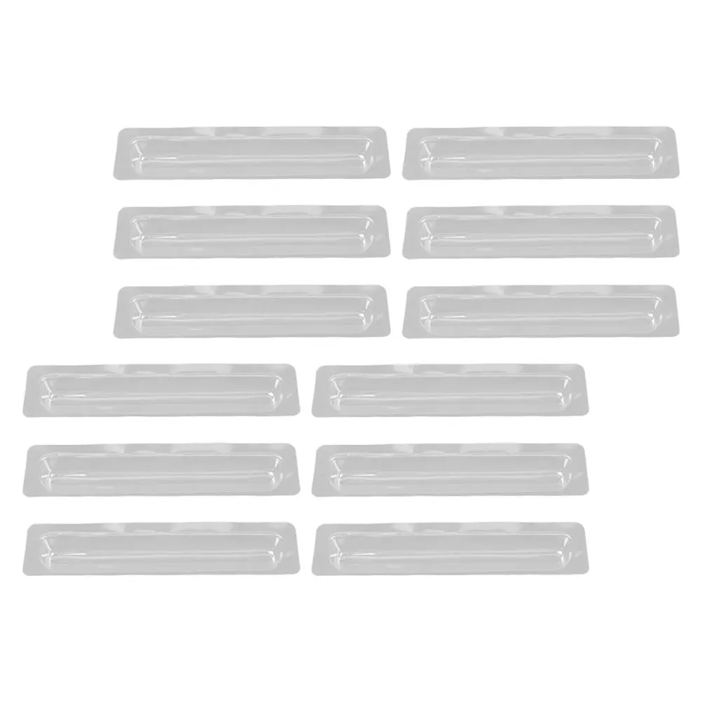 

12Pcs Clock Pointer Protection Box Transparent PVC Anti-Squeeze Cover for Quartz Wall Clock Hands Protective Shell Parts