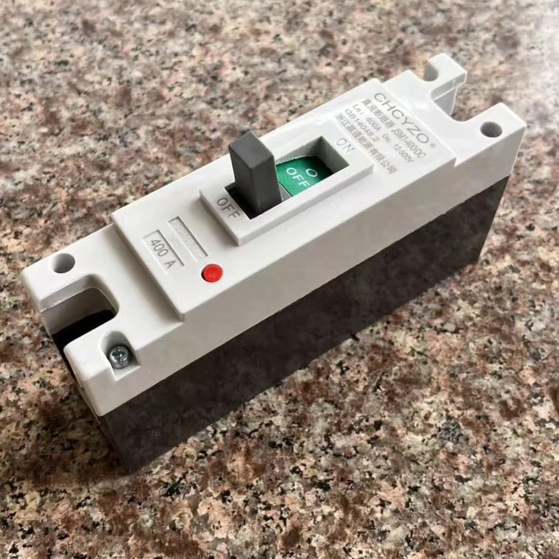 1P 2P MCCB Overload Protection Switch Protector  for Solar Photovoltaic RV Yacht Battery Isolator DC Molded Case Circuit Breaker