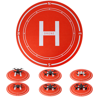 Universal Drone Foldable Landing Pad For DJI Mini 3 4 Pro/4K/Air 3/AVATA 2/Neo/FLIP Mat Parking Apron Quadcopter Pad Accessory