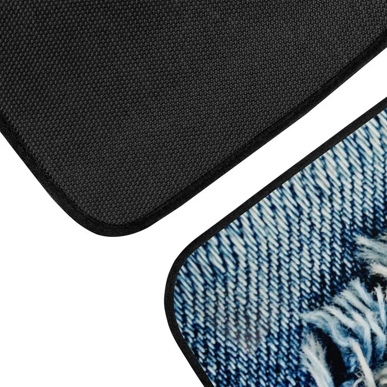 2 Front Carpet Floor Mats for Car Anti-Slip Features Automotive Floor Mats  Lovely Cats | Stylish Floor Mats for vehicle