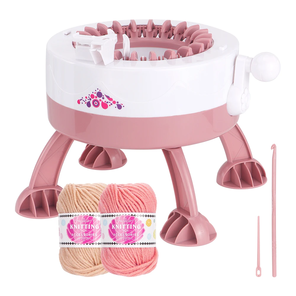 آلة حياكة Sentro 22-إبرة لصنع الأوشحة والقبعات اليدوية بنفسك ، آلة دوارة لألواح الحياكة بنفسك ، لا حاجة للكهرباء #1