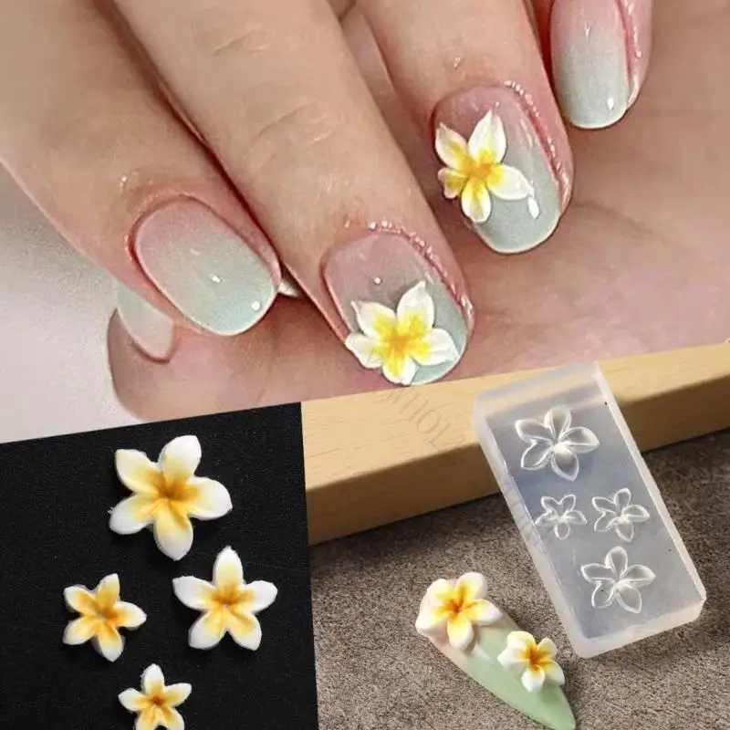 R7UF Set of 10 Multifuntional Mold Styling Mold Flower Accessory Moulds Suitable for Accessories Enhancement