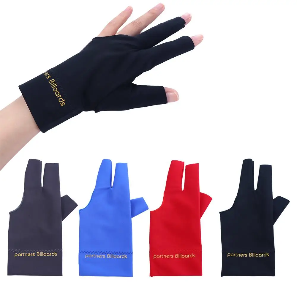 Gants de Queue de Billard à Trois Doigts, Accessoires de Jeux de Table, Main Antidérapante