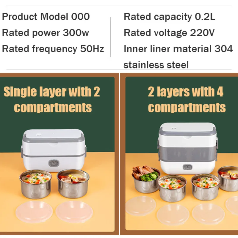 Portable rice cooker insulated meals a musthave portable insulated lunch box office workers Bento Box SelfHeating Steaming Box