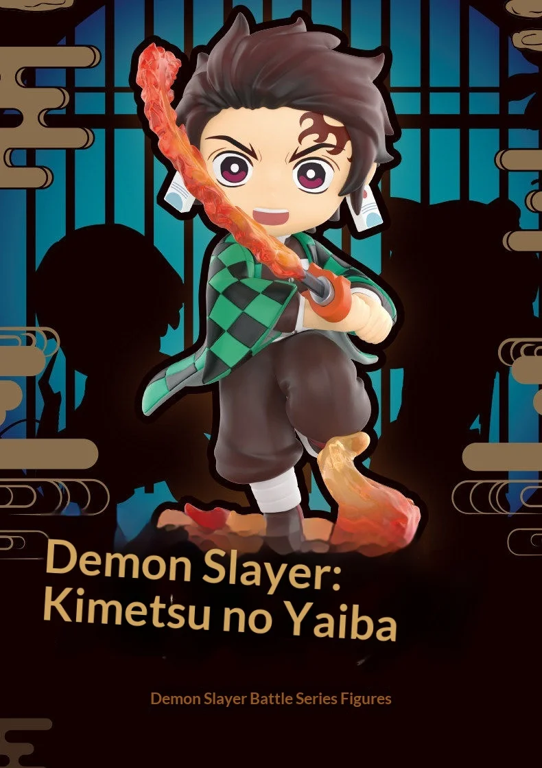 Echte POPMART Demon Slayer Zweite Generation Blind Box Kawaii Battle Anime Figuren Desktop-Ornamente Sammlerstücke Spielzeug Geschenk – Detail 2