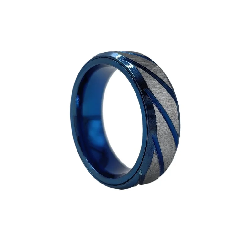 Giocattolo di decompressione esterno portatile con anello meccanico in metallo meccanico Edc a cricchetto in acciaio inossidabile