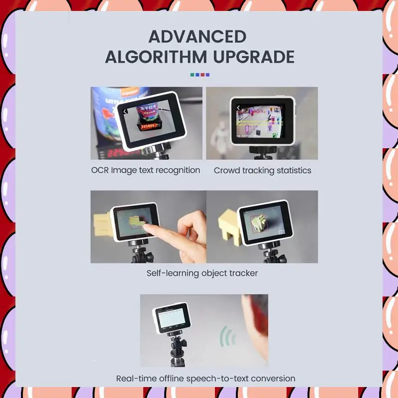 

A72Z For Sipeed Maixcam Pro AI Camera Kit NPU SG2002 RISC-V YOLO Opencv WIFI6 With 2.4Inch Screen MIC Speaker And Battery