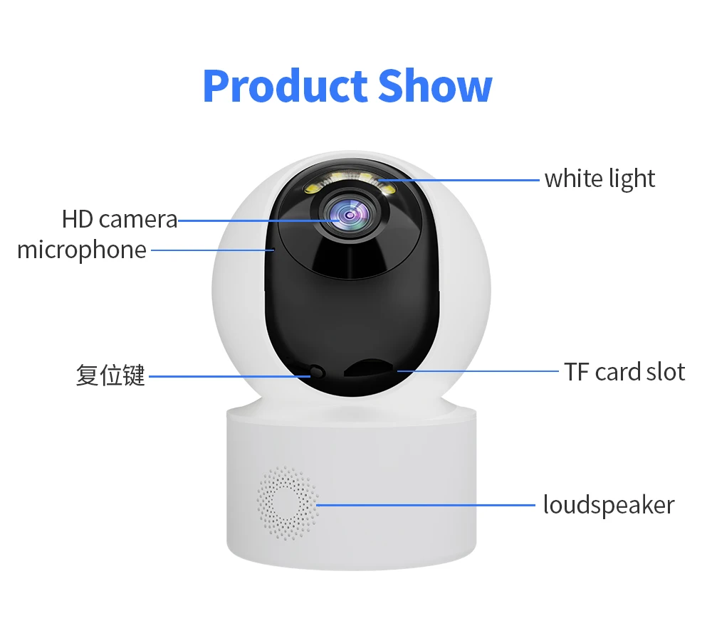 Yoosee 5MP WiFi الأمن PTZ كاميرا IP داخلية 3MP سلامة المنزل الذكي اللون للرؤية الليلية صفارة الإنذار إنذار كشف الإنسان Ai المسار