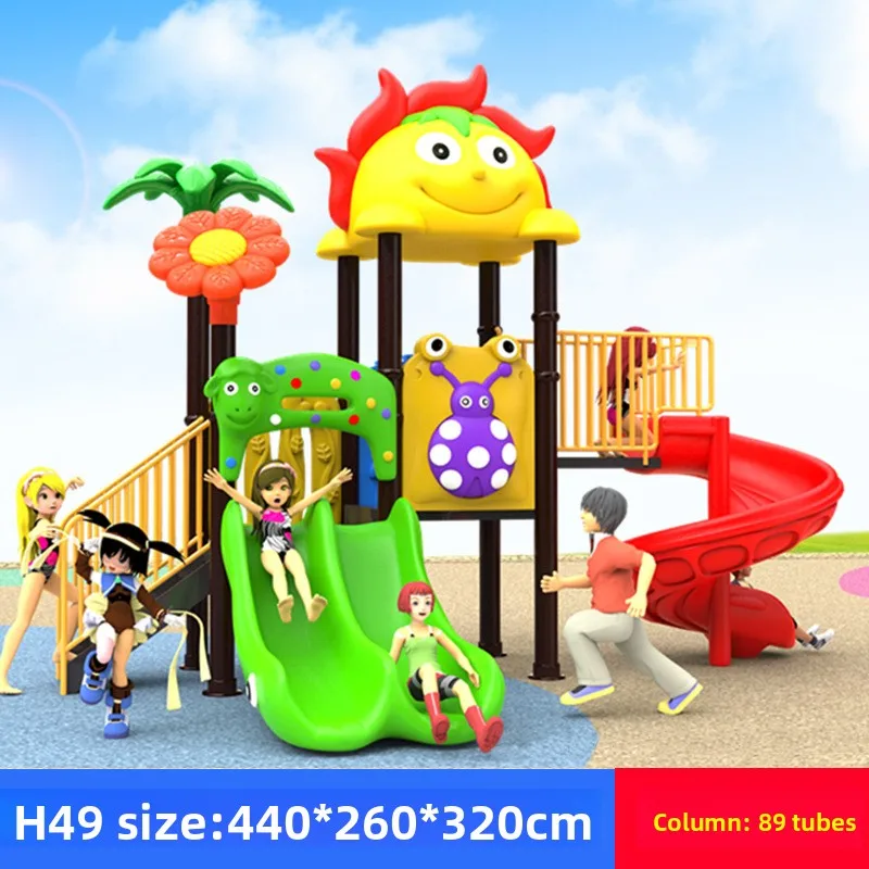 

Preschool Small Outdoor Playground Plastic Slide