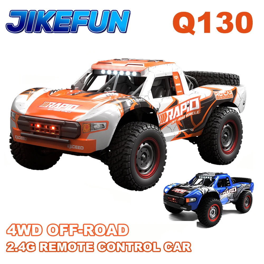 1/14 Q130 RC Auto 70KM/H 50KM/H Hochgeschwindigkeits-Drift-Pickup 2.4G 4WD Offroad-Fernsteuerungsfahrzeug LKW-Modell Spielzeug für Erwachsene