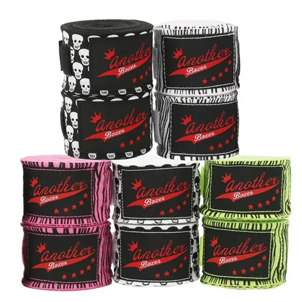 

Перчатки для соревнований, эластичные боксерские ремни, 3 м, 5 м, хлопковые защитные ремни для рук, 2 рулона, защитные боксерские бинты, завернутые Sanda