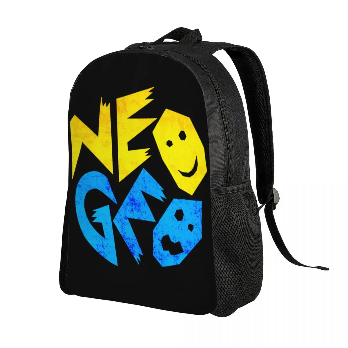 Personalized Arcade Game Neo Geo Logo Backpack Women Men Fashion Bookbag for College School Bags