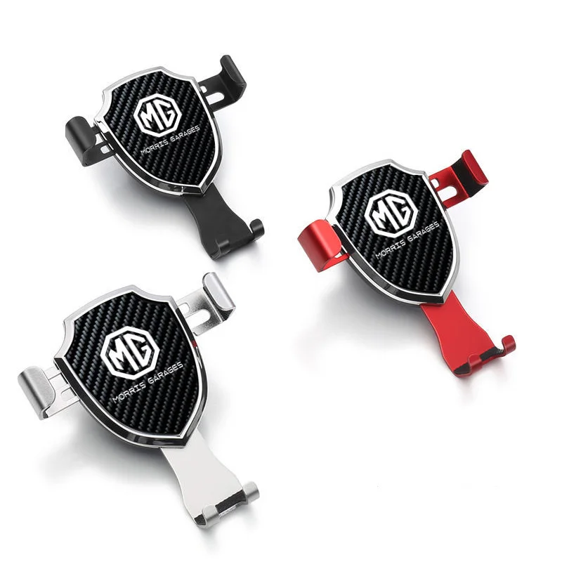 For MG Logo  G-Sensor Car Mobile Phone Holder Morris Garages Hector TF ZR ZS HS GS GT RX5 RX8 MG3 MG5 MG7 MG6 Auto Accessories