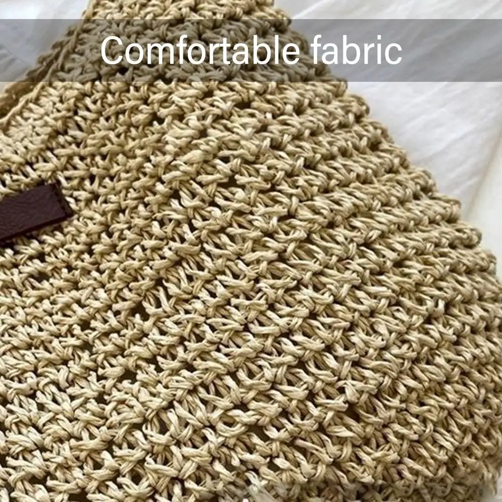 محافظ وحقائب يد منسوجة من القش للنساء ، حقائب كتف ، حقيبة جانبية منسوجة للسيدات ، حقيبة يد للشاطئ